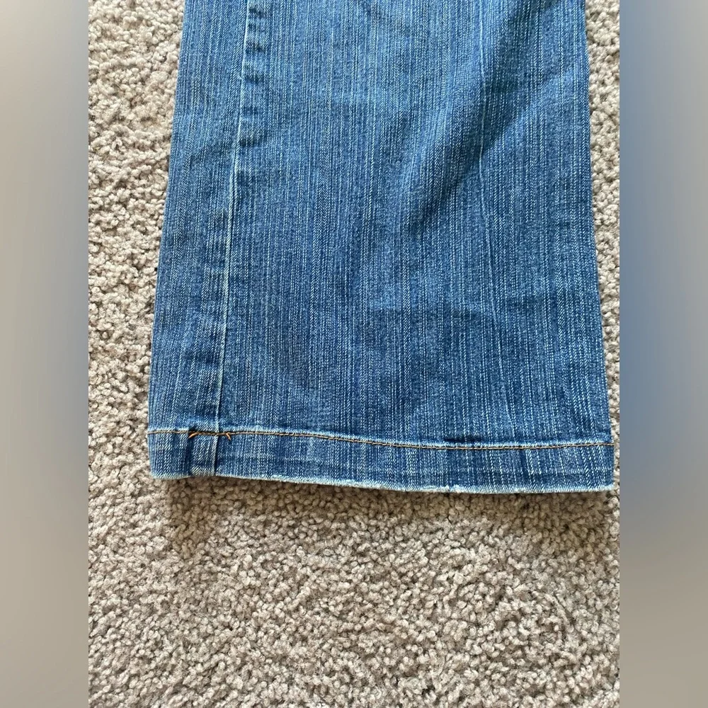 Bill Blass | vintage straight leg jeans stretch women’s size 12 denim dad jeans - Picture 9 of 14